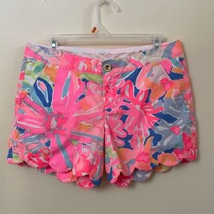 Lily Pulitzer Scalloped Shorts